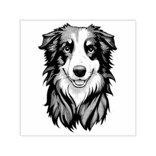 Border Collie Self-inking Stamp