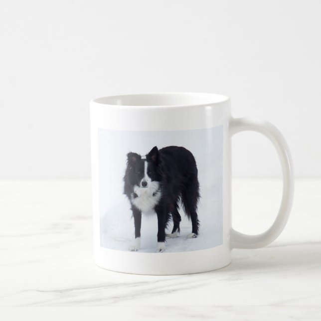 Border Collie Standing Coffee Mug (Right)