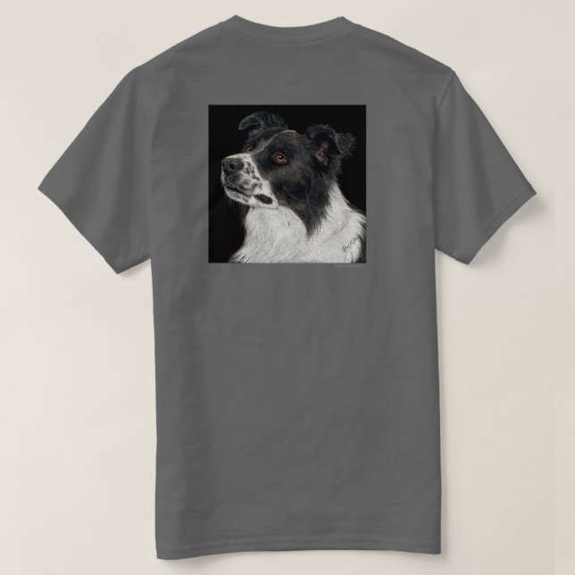 Border Collie T-shirt - "Ben" 2 (Design Back)