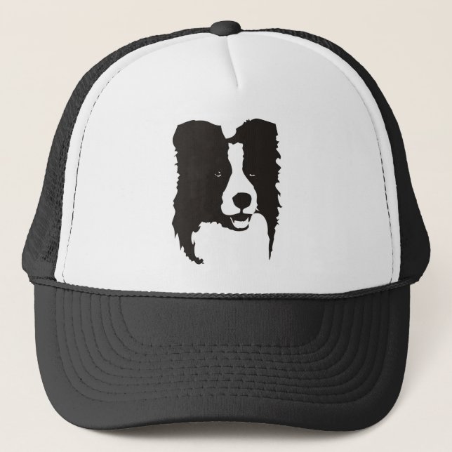 Border Collie Trucker Hat (Front)