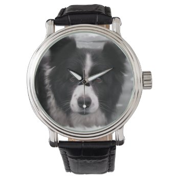 Border Collie Watch by DogPoundGifts at Zazzle