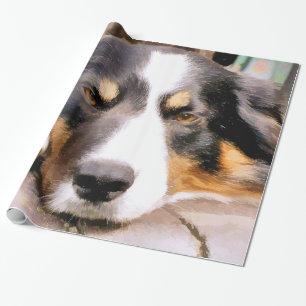 BORDER COLLIE WRAPPING PAPER