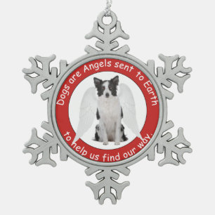 Border Collies Are Angels Ornament