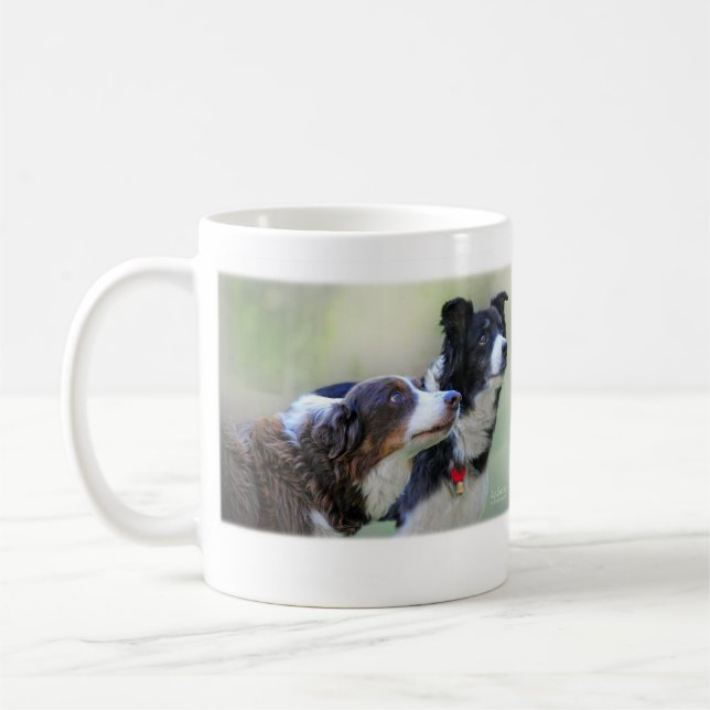 Border Collies Coffee Mug (Left)