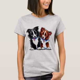 Border Collies Little League T-Shirt