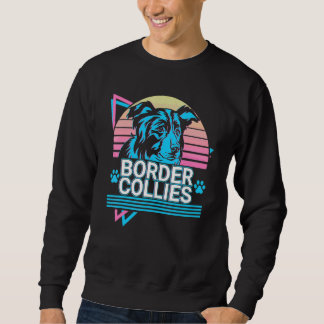 Border Collies Retro Sweatshirt