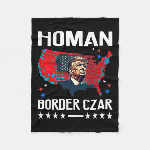 Border Czar Tom Homan Trump President Elect Mega S Fleece Blanket