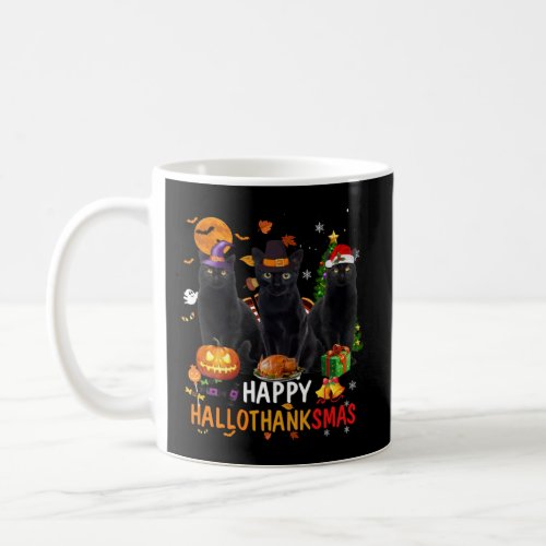 Border Dog Halloween Merry Christmas Happy Halloth Coffee Mug