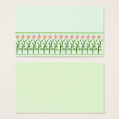 Border of tulip flowers (Front & Back)