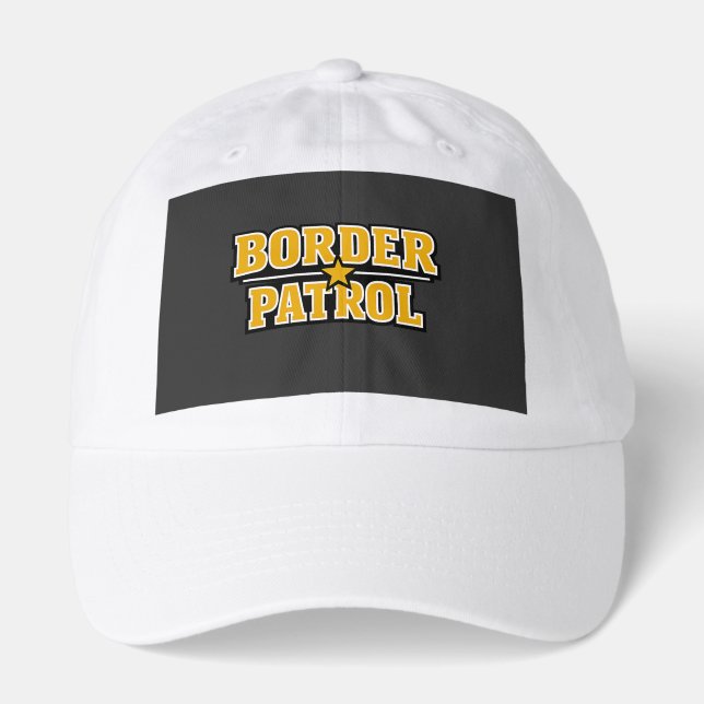 Border Patrol Bold Text Badge Hat (Front)