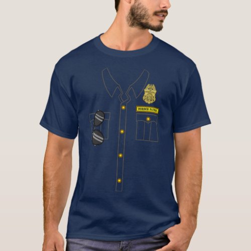 Border Patrol Costume Halloween Border Patrol T_Shirt