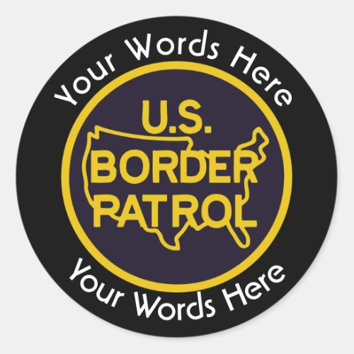 Border Patrol Custom Sticker