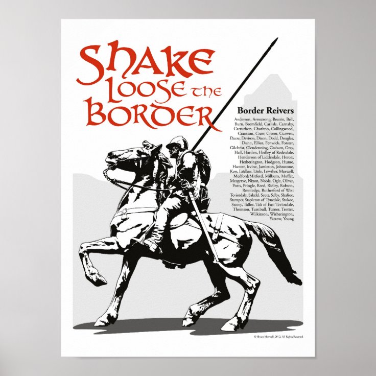 Border Reiver poster | Zazzle