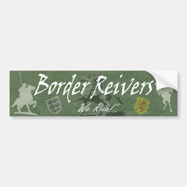 Reivers Signs Border Reivers Bumper Sticker | Zazzle