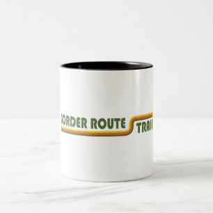 Border Route Trail Minnesota Two-Tone Coffee Mug