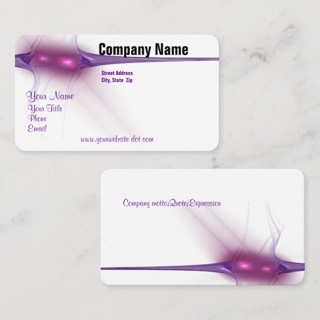 Border Streaks Business Card (Front/Back)
