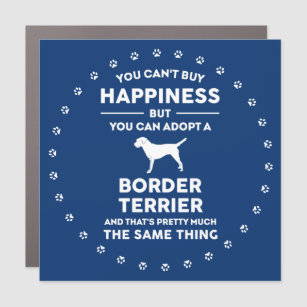 Border Terrier Adoption Happiness Car Magnet