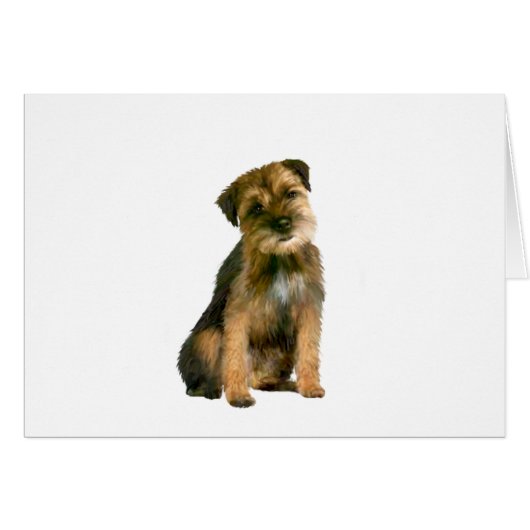 Border terrier (B) Cards (Front Horizontal)