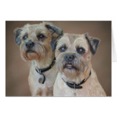 Border Terrier Card (Front Horizontal)