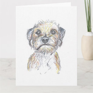 Border Terrier  Card