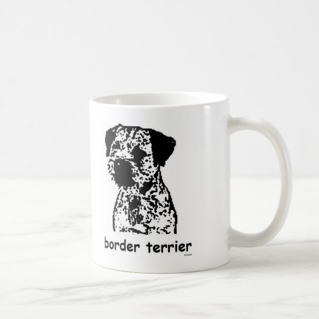 Border Terrier Coffee Mug (Right)