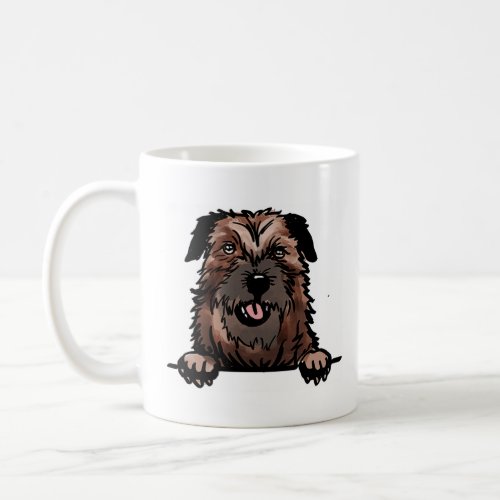 Border terrier_  coffee mug