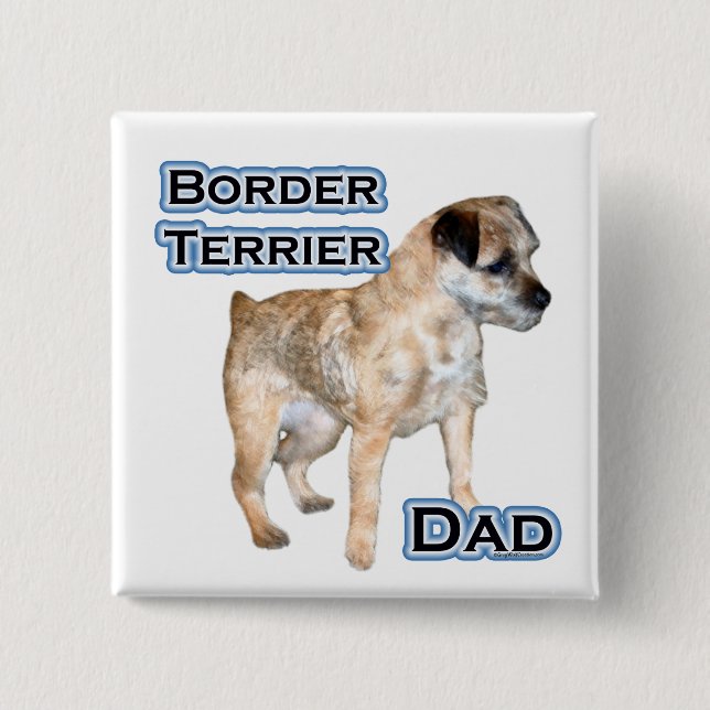 Border Terrier Dad 4 - Button (Front)