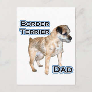 Border Terrier Dad 4 Postcard
