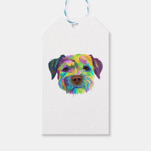 Border Terrier Dog  Gift Tags