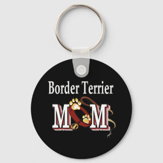 Border Terrier Dog MOM Keychain