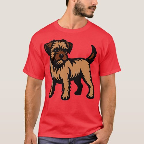 Border Terrier Dog T_Shirt