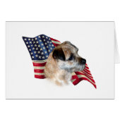 Border Terrier Flag (Front Horizontal)