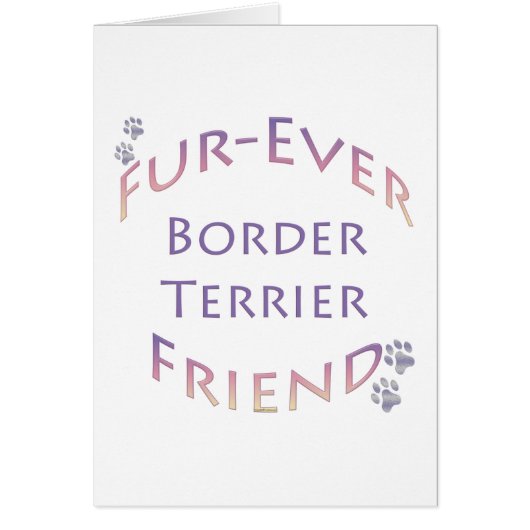 Border Terrier Furever (Front)