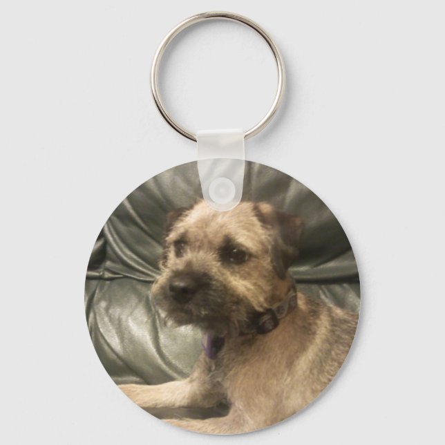 Border Terrier Keychain (Front)