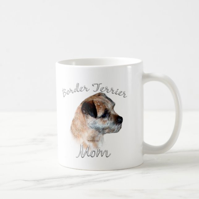 Border Terrier Mom 2 Coffee Mug (Right)