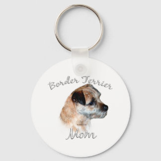 Border Terrier Mom 2 Keychain