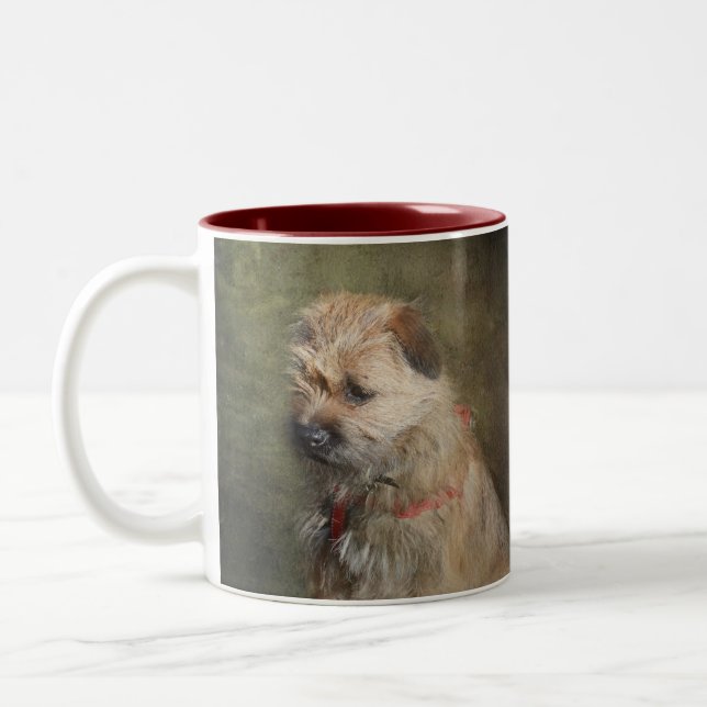 Border Terrier Mug (Left)