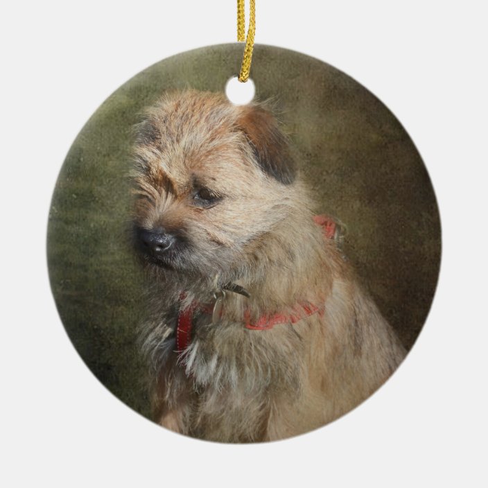 border terrier ornament