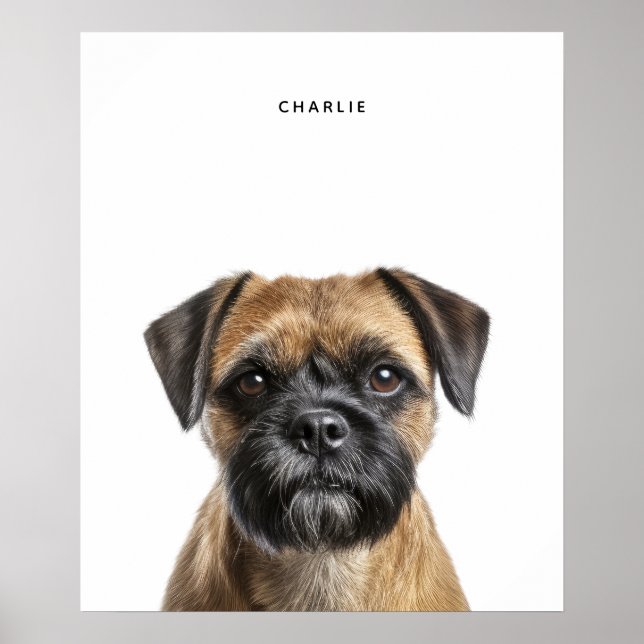 Border Terrier Personalized Print (Front)