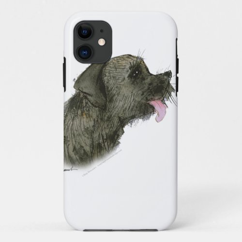 Border Terrier tony fernandes iPhone 11 Case