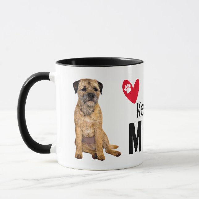 Border Terrier Two-Sided Mom Mug (Left)