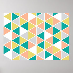 Bordered Triangle Poster