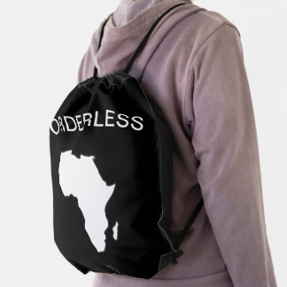 Borderless Africa Drawstring Bag