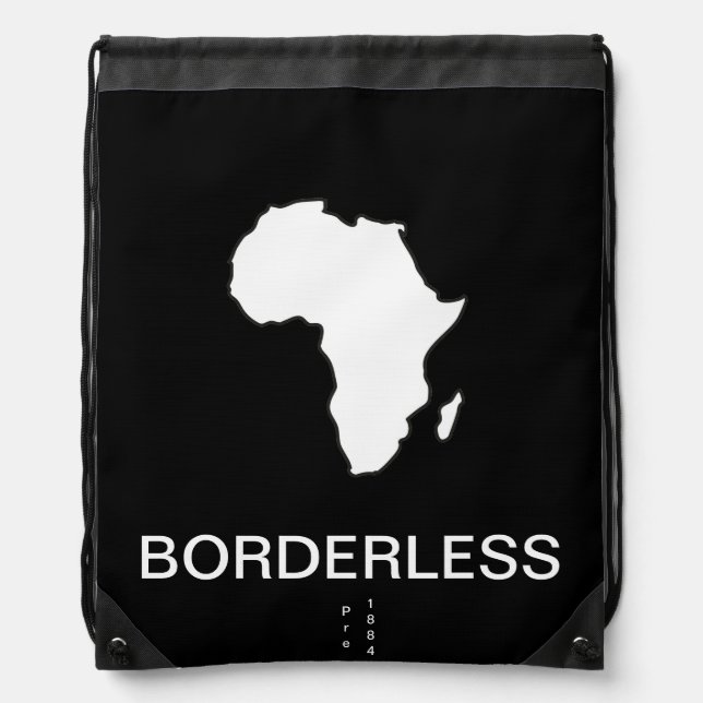 Borderless Africa Drawstring Bag (Front)