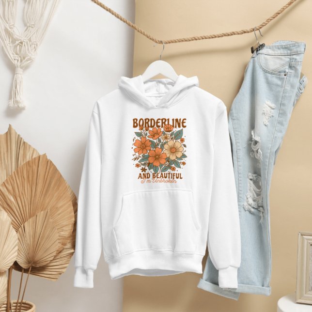 Borderline Personality Disorder Mental Health BPD Hoodie (white borderline personality disorder hoodie)