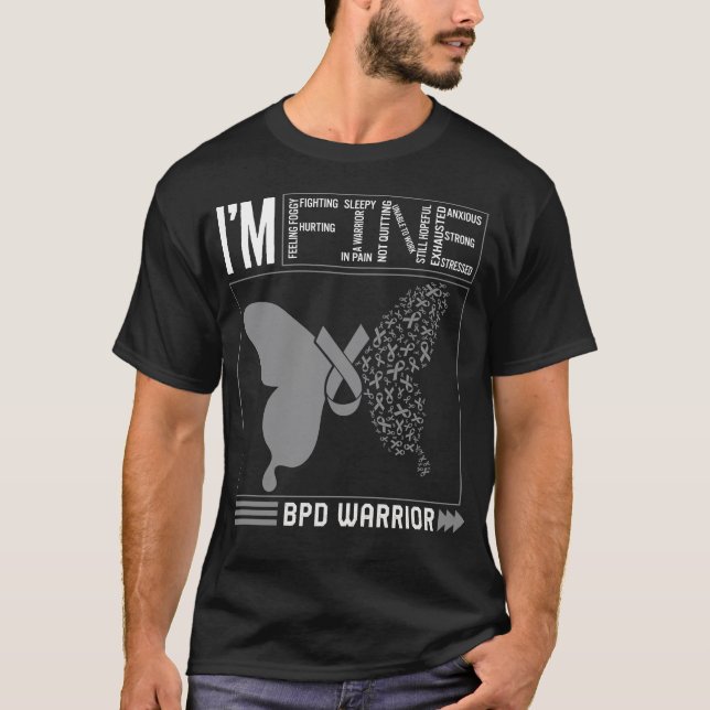 Borderline Personality Disorder Shirt, BDP I'm T-Shirt (Front)