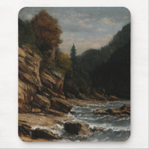 Bords du lac Léman – Gustave Courbet Mouse Pad