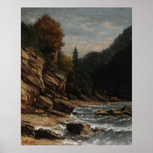 Bords du lac Léman – Gustave Courbet Poster