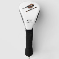 Boreal Chickadee Bird Illustrated Golf Head Cover