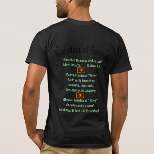 Boreal Forest Medieval Village T_Shirt